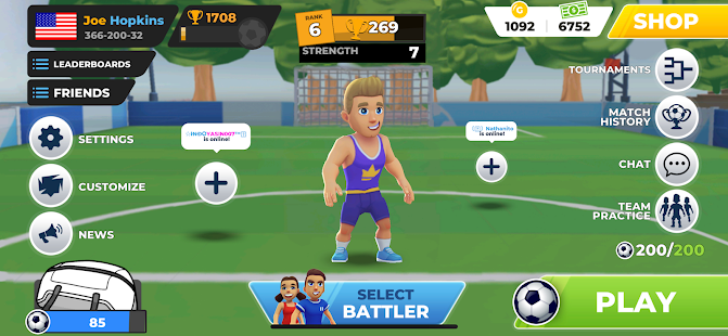 Screenshot 4 for Soccer Battle  PvP Football v1.46.0 MOD APK
