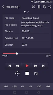Screenshot 5 for voice recorder pro 25.0 Paid