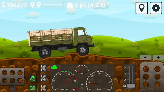 Screenshot 6 for Mini Trucker 2D offroad truck simulator 1.5.8 MOD Unlimited Money