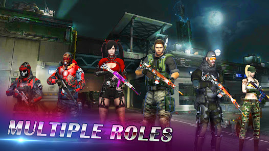 Screenshot 1 for Pro Sniper PvP Gunfight 3D Mod APK 1.8.4 Unlimited money Mod Menu