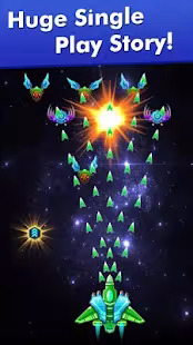 Screenshot 1 for Galaxy Attack Alien Shooter 7.19 MOD APK
