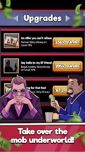 Screenshot 3 for Idle Mafia Inc Manager Tycoon Mod APK 0.37 Remove ads Unlimited money
