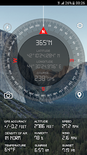 Screenshot 2 for Compass GPS Pro  Military Compass with camera Premium 2.2