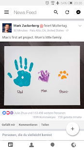 Screenshot 1 for Touch for Facebook 5.2.3 Plus