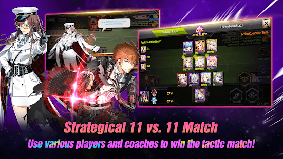 Screenshot 2 for Soccer Spirits 1.40.3 MOD + DATA (God Mode + Unlimited Money + More)