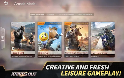 Screenshot 6 for Knives Out-No rules, just fight! 1.262.479193 MOD Auto Aim/Wall Hack