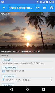 Screenshot 4 for Photo Exif Editor Pro Metadata Editor 2.1.3 Patched