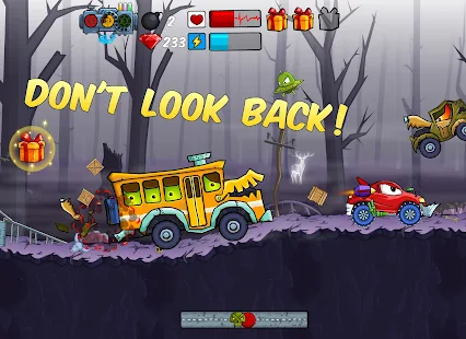 Screenshot 2 for Car Eats Car Apocalypse Racing 2.9 MOD (Unlimited Money + Fuel + Unlocked)