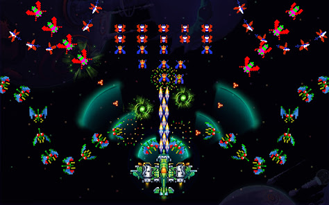Screenshot 7 for Falcon Classic Space Invaders Mod APK 100.54 Remove ads, Mod speed
