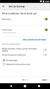 SMS Backup & Restore – Vignette de la capture d'écran   SMS Backup & Restore – Vignette de la capture d'écran