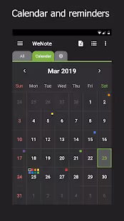 Screenshot 1 for WeNote Color Notes, To-do, Reminders & Calendar Premium 2.12