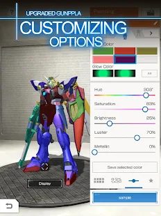 Screenshot 6 for GUNDAM BREAKER MOBILE v3.01.05 MOD APK Unlimited Skill