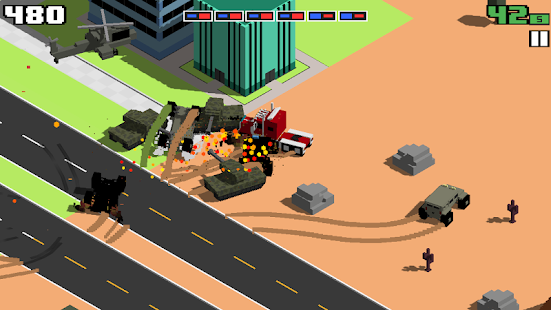 Screenshot 4 for Smashy Road Wanted 2 1.3 Mod A lot of money