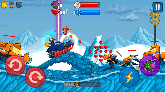 Screenshot 8 for Car Eats Car 3 Racing Game 1.2 b132 MOD APK