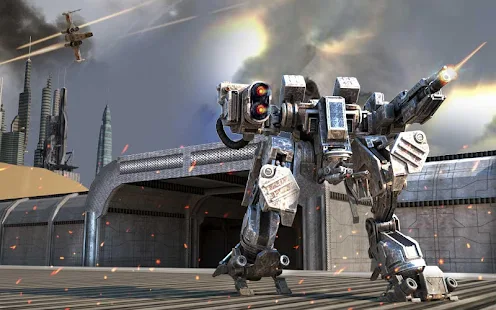 Screenshot 4 for FUTURISTIC WAR ROBOTS 1.1.1 MOD APK