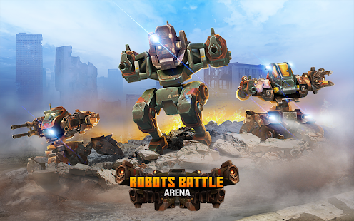 Screenshot 6 for Robots Battle Arena Mech Shooter & Steel Warfare 1.20.0 Mod Money