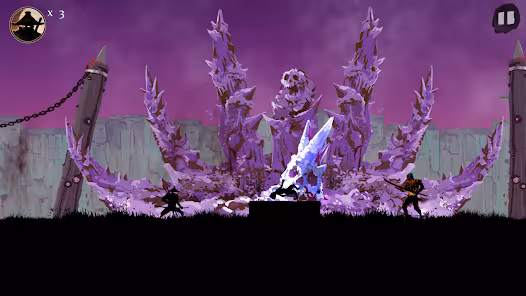 Screenshot 1 for Ninja Arashi 1.8 MOD APK God Mode