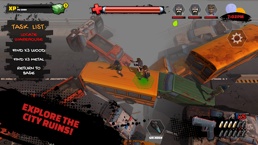 Screenshot 3 for The World Has Gone 11.1.37 MOD APK Immortality, High Damage, Endless Clips