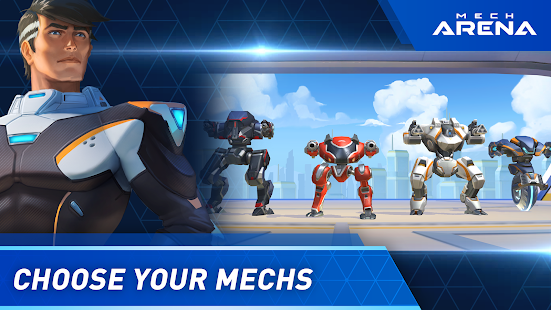 Screenshot 1 for Mech Arena Robot Showdown 1.24.02 MOD APK Mega Menu