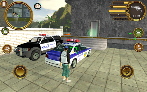 Screenshot 4 for Miami Crime Police 2.1 MOD (GOD MODE + Unlimited MONEY + WEAPON + EXPERIENCE)