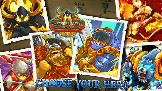 Screenshot 2 for Defender Battle Hero Kingdom Wars Strategy Game 1.2 MOD APK