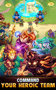 Screenshot 3 for Kingdom Defense Hero Legend TD Tower Defense 1.2.0 APK + MOD