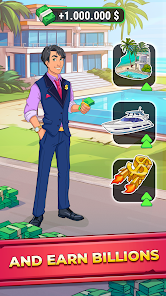 Screenshot 1 for Rich Inc Business Idle Life 1.29.0 MOD APK Unlimited Money