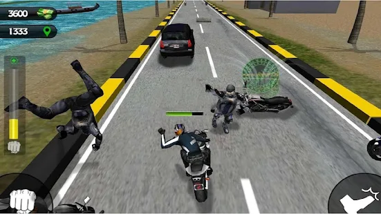 Screenshot 1 for Bike Attack Race Stunt Rider 4.2 FULL APK + MOD