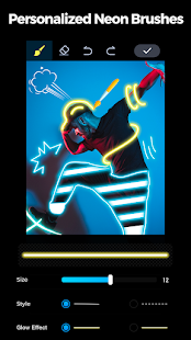 Screenshot 1 for GoCut Glowing Video Editor Pro 2.3.0