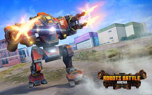 Screenshot 1 for Robots Battle Arena Mech Shooter & Steel Warfare 1.20.0 Mod Money