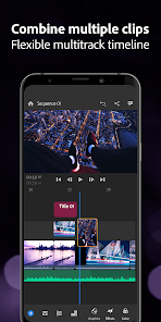 Screenshot 2 for Adobe Premiere Rush 2.8.0.2719 APK MOD Premium Subscription