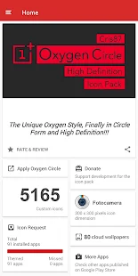Screenshot 6 for OXYGEN CIRCLE ICON PACK 2.1 Patched