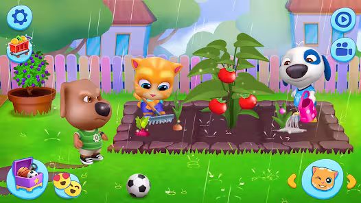 Screenshot 3 for My Talking Tom Friends 1.8.1.5 Mod money