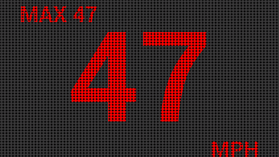 Screenshot 2 for GPS LED Speedometer 8.0 Ad Free