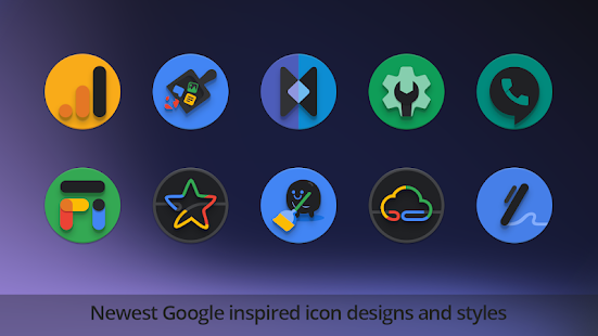 Screenshot 4 for Baked Dark Android Pie Icon Pack 2.8 Patched