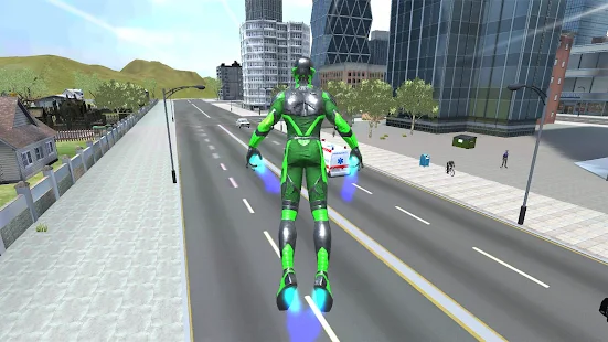 Screenshot 4 for Rope Frog Ninja Hero Strange Gangster Vegas 1.6.8 Mod APK money