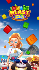 Screenshot 1 for Cube Blast Journey Toon Toy 5.90.5068 Mod APK