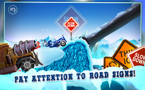 Screenshot 3 for Ice Road Truck Driving Race 3.41 MOD APK