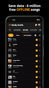 Screenshot 2 for Audiomack Download New Music Offline Free v6.7.3 APK MOD All Unlocked