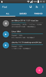 Screenshot 1 for Flud Ad free 1.8.3.2 Paid