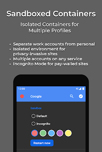 Screenshot 1 for Hermit Lite Apps Browser Premium 18.5.0