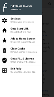 Screenshot 1 for Fully Kiosk Browser & App Lockdown 1.42.5 Unlocked