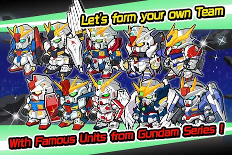 Screenshot 3 for LINE GUNDAM WARS 3.6.0 MOD APK