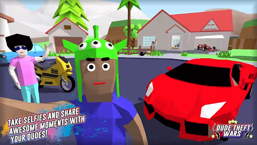 Screenshot 3 for Dude Theft Wars Offline games 0.9.0.9c2 MOD APK Unlimited Money