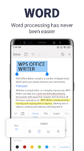 Screenshot 1 for WPS Office Free Office Suite for Word,PDF,Excel 14.9.1 APK MOD Premium Unlocked/Extra