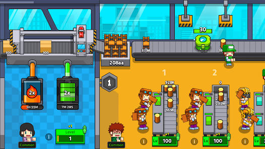 Screenshot 7 for My Factory Tycoon Idle Game 1.4.6 Mod money