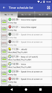 Screenshot 2 for VoiceTimeSignal Pro for Galaxy 5.4.0 Paid