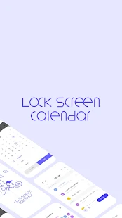 Screenshot 1 for LockScreen Calendar Schedule Premium 1.0.124 APK MOD Unlocked
