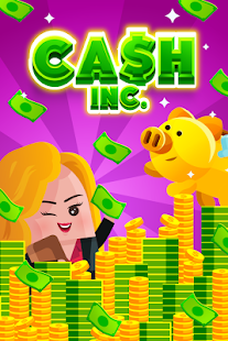 Screenshot 1 for Cash Inc. Money Clicker Game Business Adventure 1.1.9.4.0 MOD APK