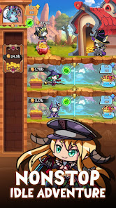 Screenshot 1 for Idle Goddess Angels Waifu RPG Mod APK 0.5.2 Unlimited money Free purchase